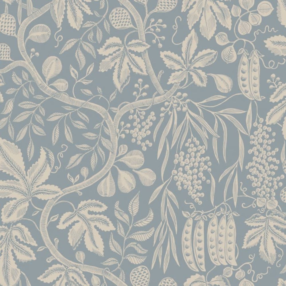 Sandberg Wallpaper S10260 Fig Garden Misty Blue Wallpaper