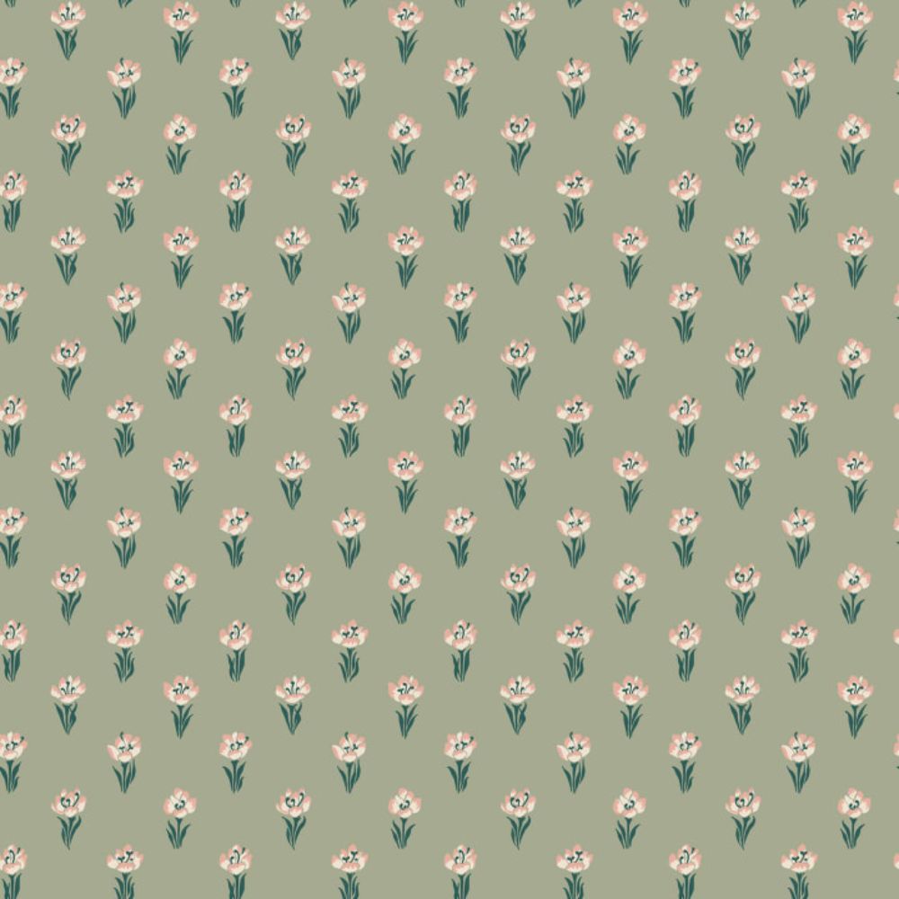 Sandberg Wallpaper S10374 Betty, Green Wallpaper