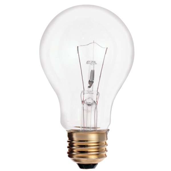 Satco S2999 135 Watt A21 Incandescent Type A in Clear finish