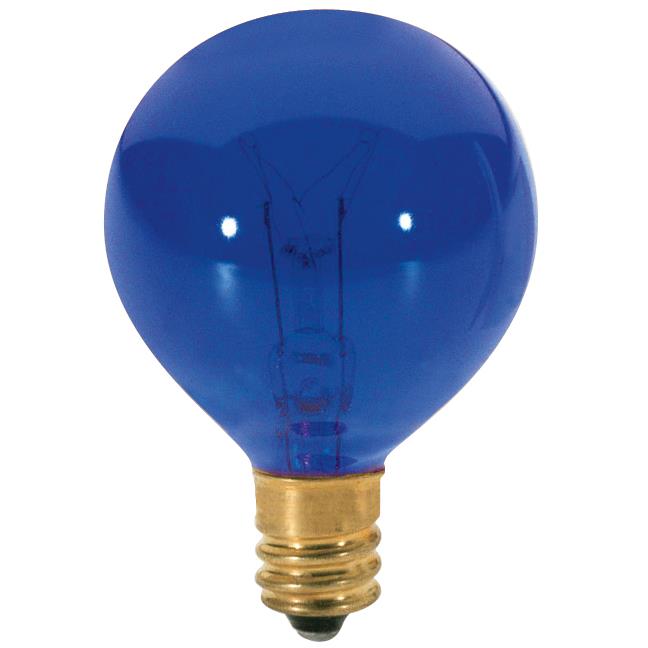 Satco S3848 Incandescent Bulb in Transparent Blue