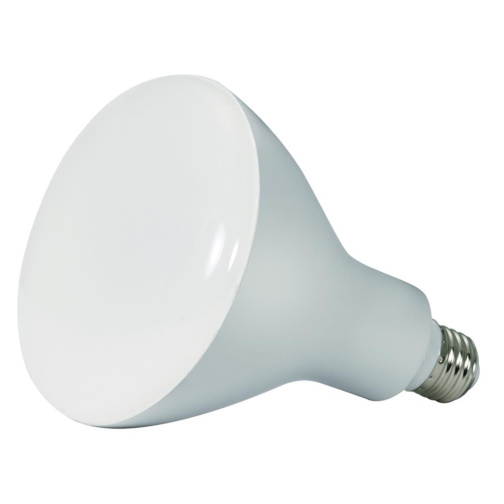 Satco S8597 16.5 Watt BR LED in Frosted White finish