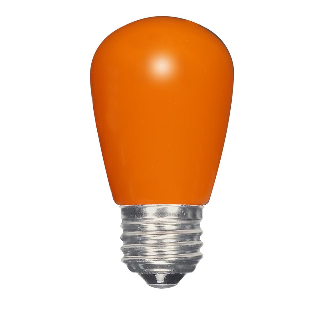 Satco S9173 1.4 Watt LED Sign & Indicator in Ceramic Orange finish