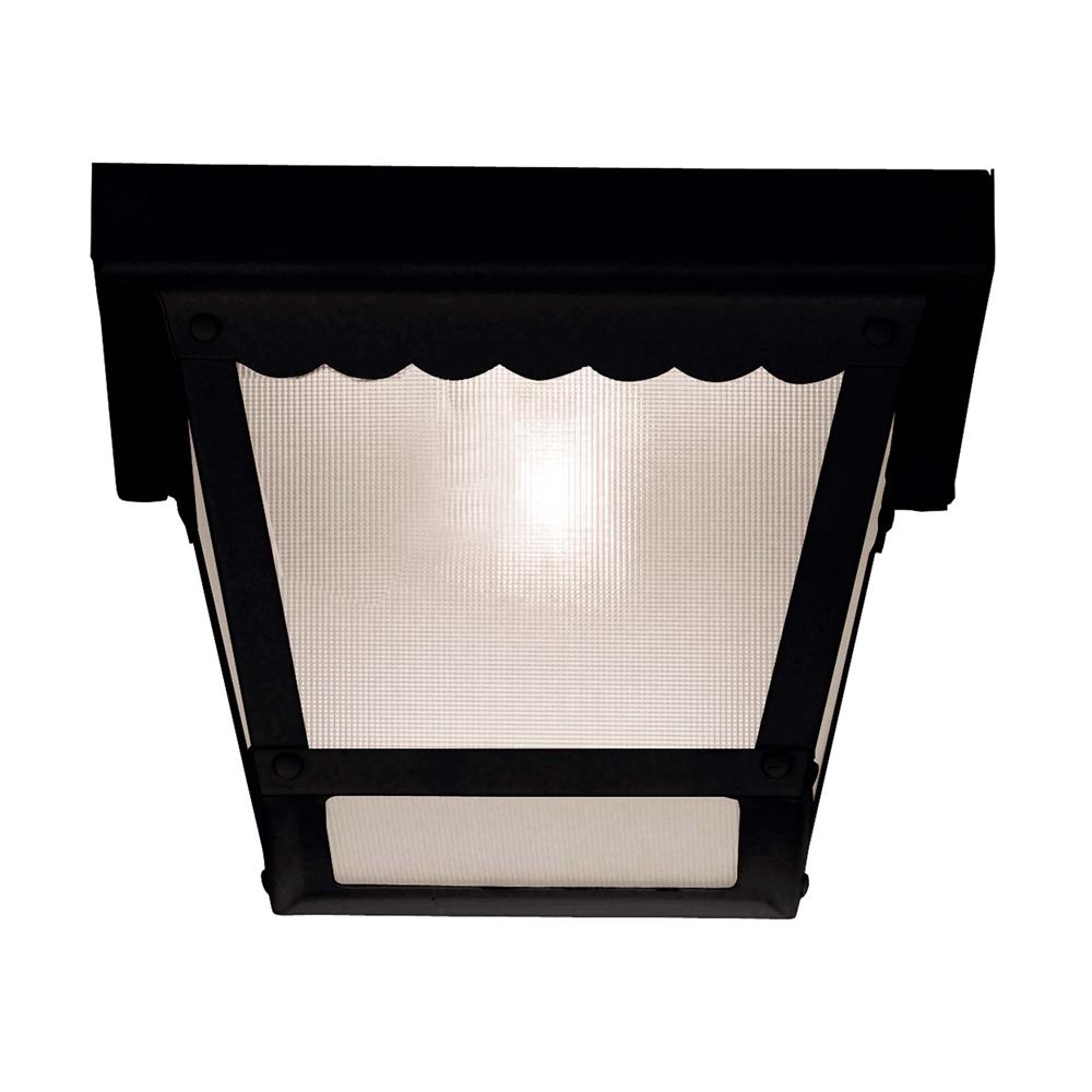 Savoy House 07044-BLK Exterior Collections Flush Mount in Black