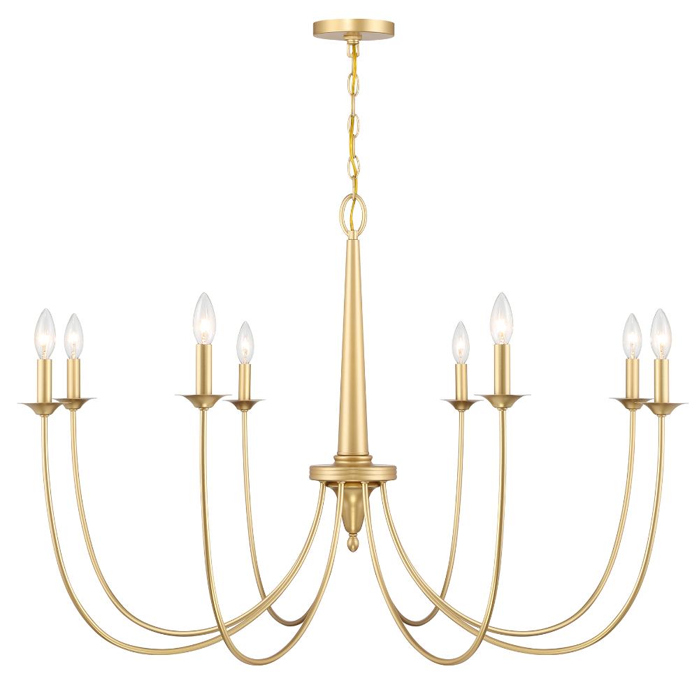Savoy House 1-1202-8-186 Stonecrest 8-Light Chandelier in French Gold