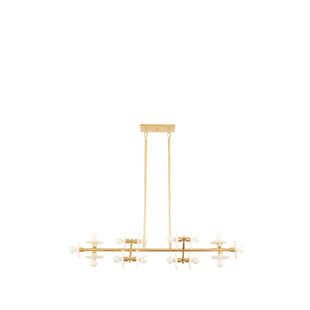 Savoy House 1-1591-14-38 Amani 14-Light Linear Chandelier in Gold