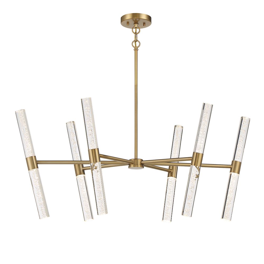 Savoy House 1-1733-12-322 Arlon 12-Light LED Chandelier in Warm Brass