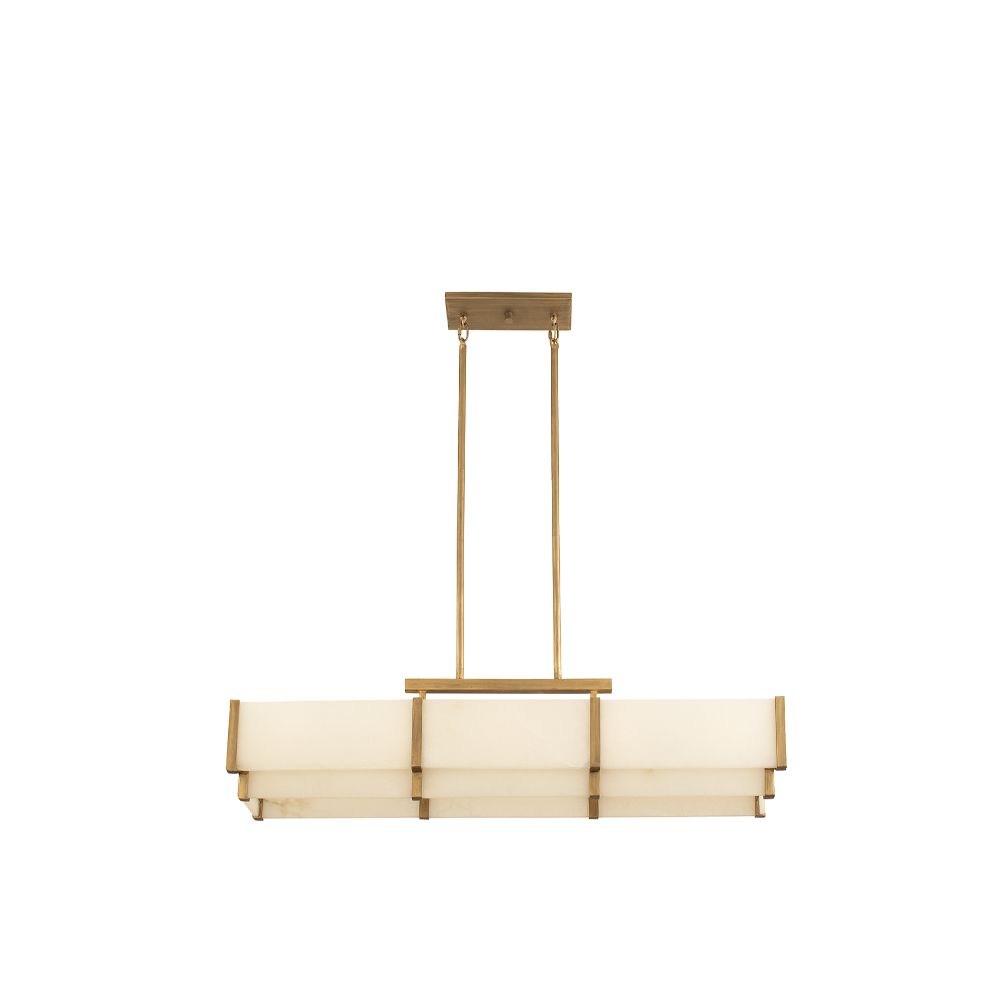 Savoy House 1-2330-5-60 Orleans 5-Light Linear Chandelier in Distressed Gold