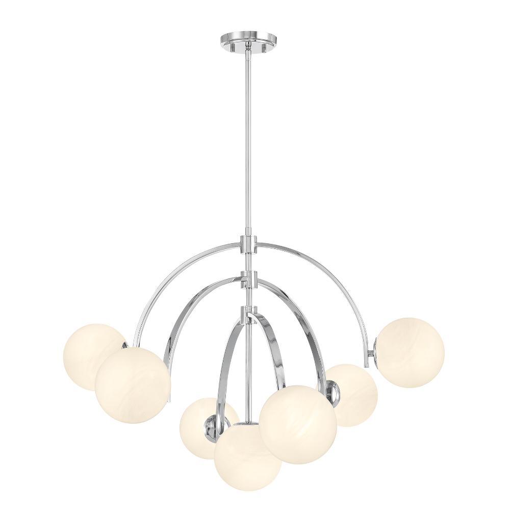 Savoy House 1-3319-7-11 Marias 7-Light Chandelier in Polished Chrome