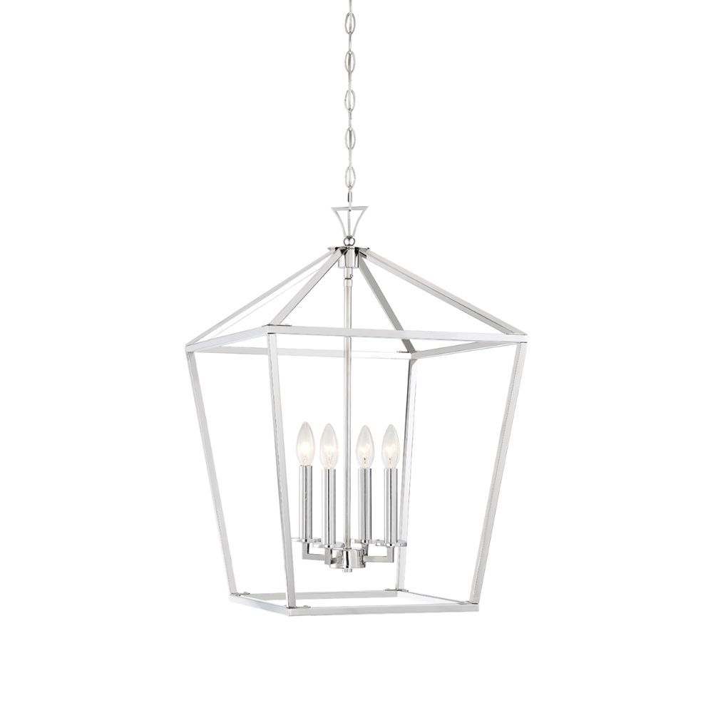 Savoy House 3-421-4-109 Townsend 4-Light Pendant in Polished Nickel