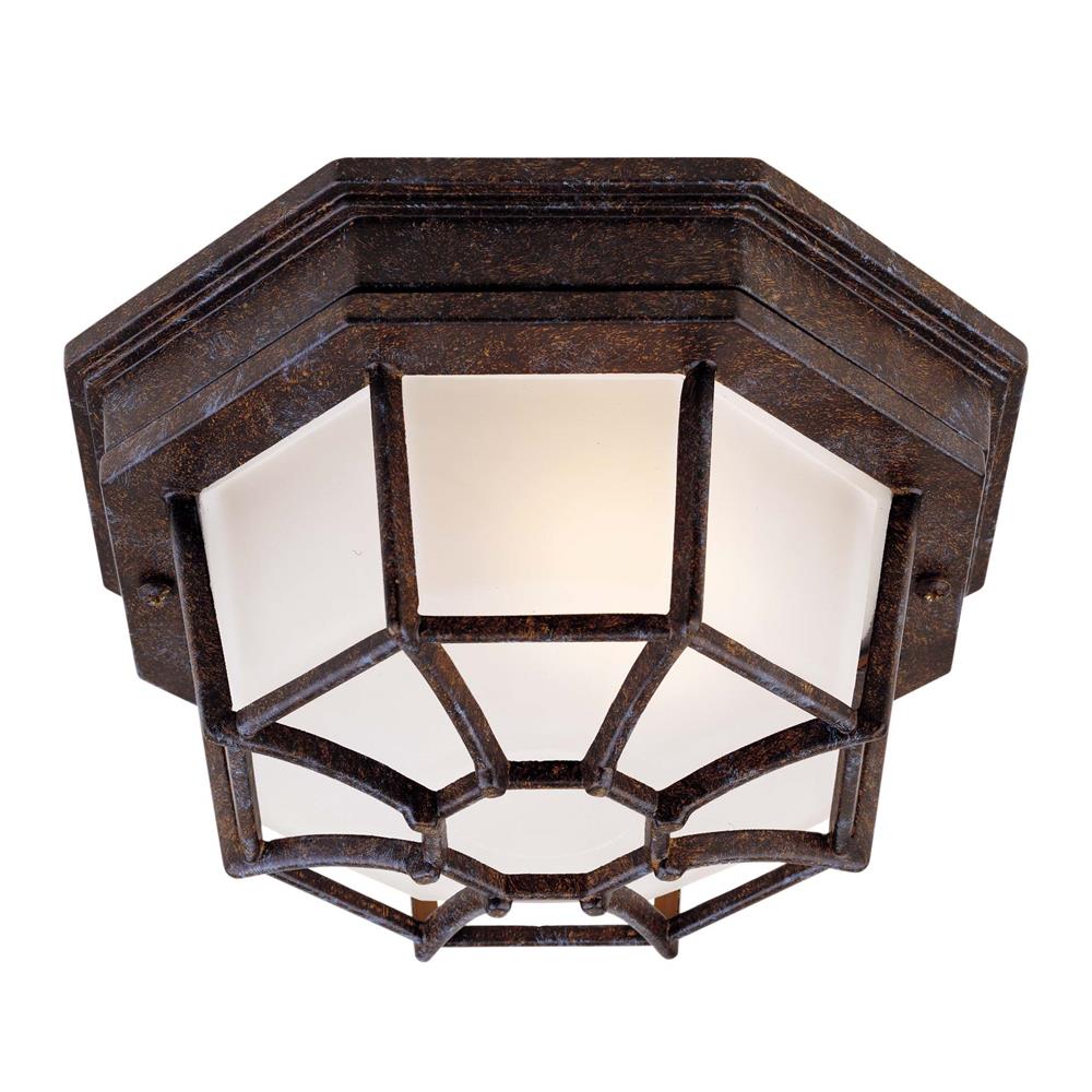 Savoy House 5-2066-72 Exterior Collections Flush Mount in Rustic Bronze