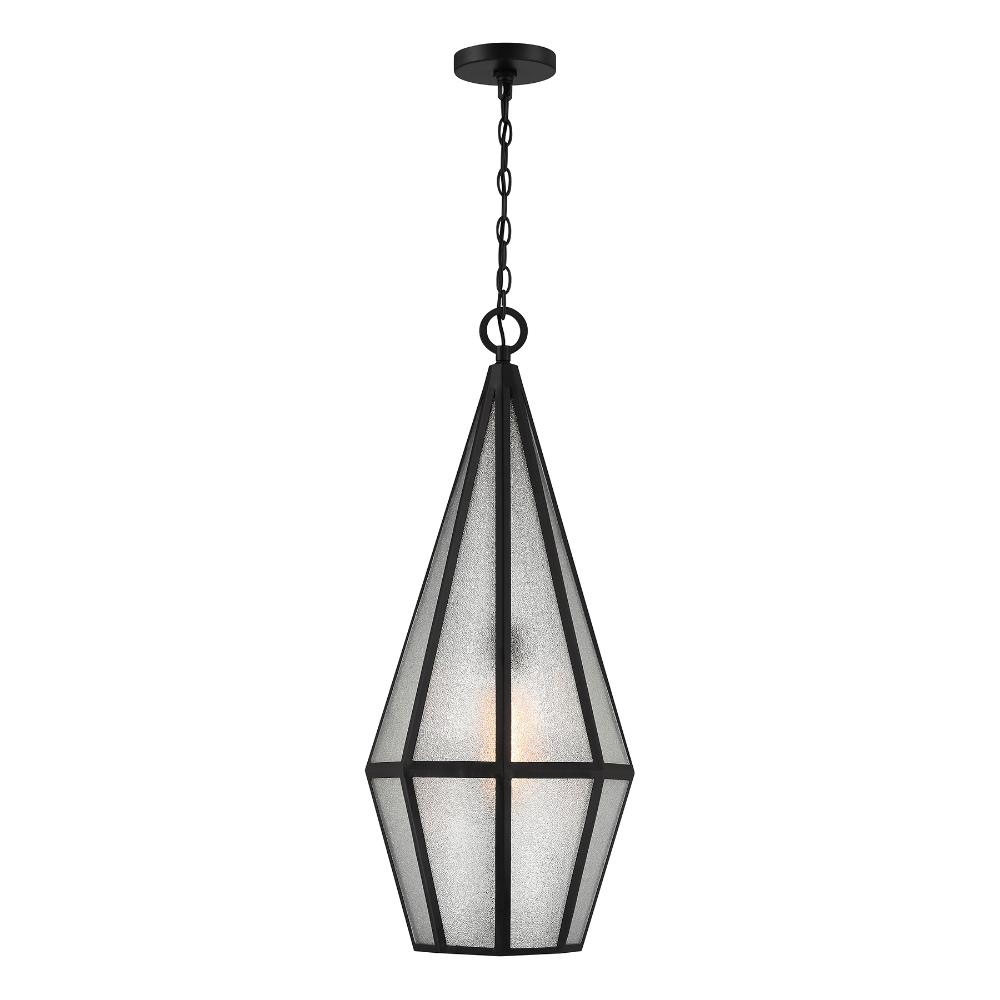 Savoy House 5-706-BK Peninsula 1-Light Outdoor Hanging Lantern in Matte Black