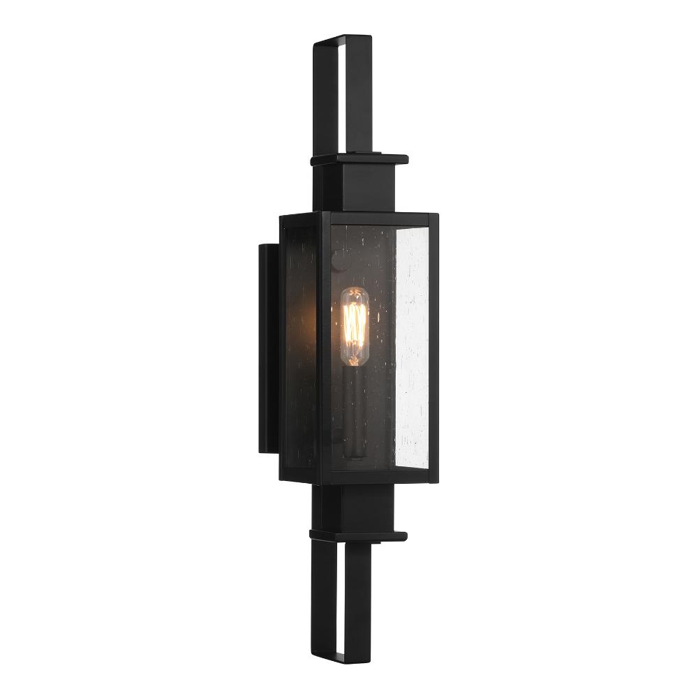 Savoy House 5-825-BK Ascott 1-Light Outdoor Wall Lantern in Matte Black