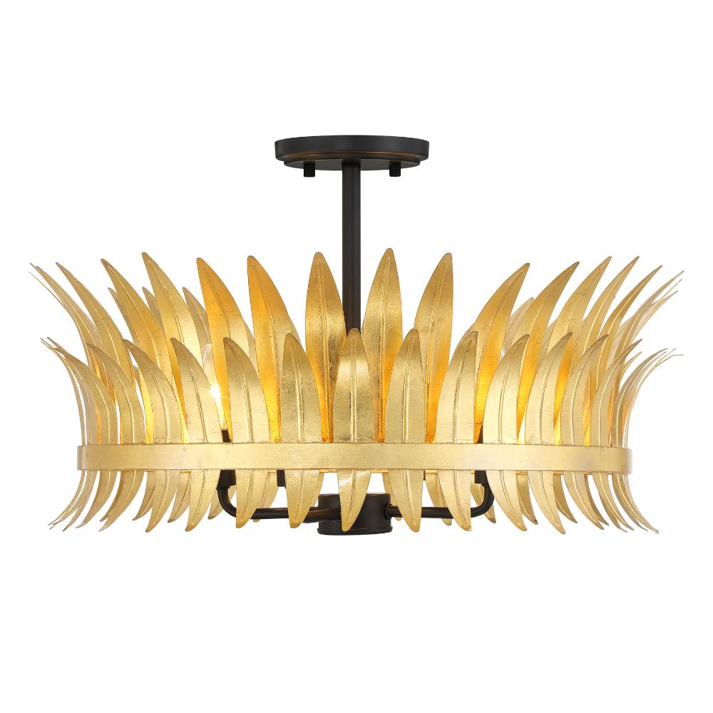 Savoy House 6-7900-4-261 Ensley 4-Light Ceiling Light in True Gold