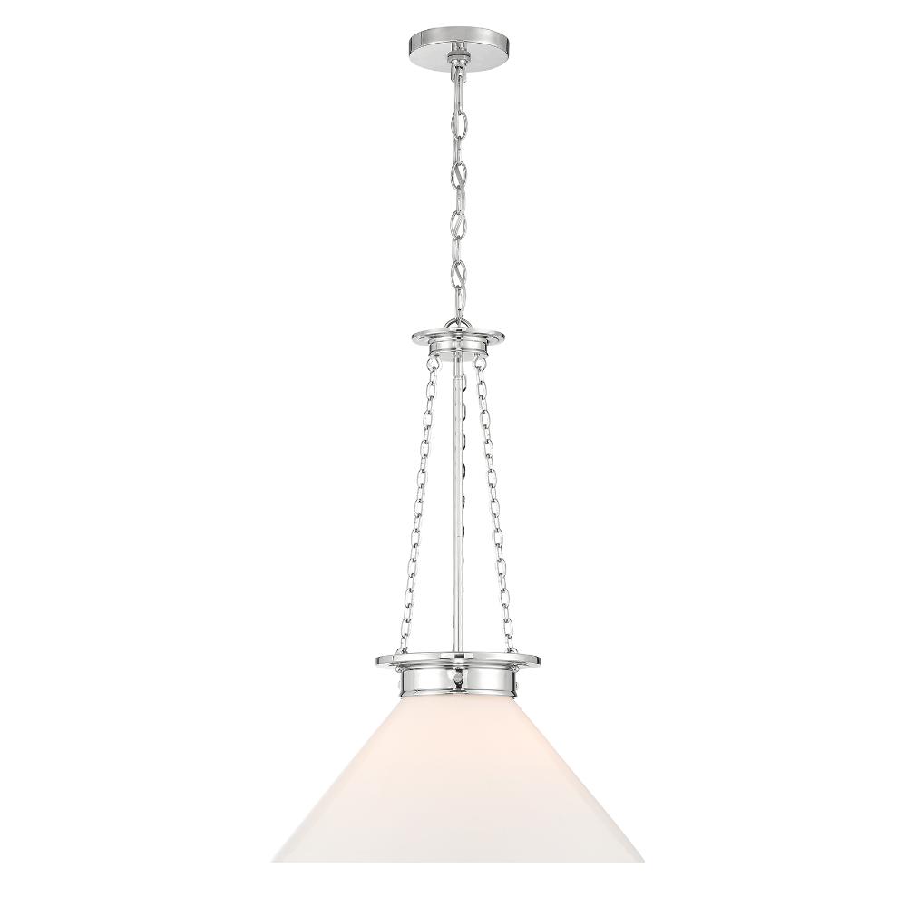 Savoy House 7-1011-1-109 Myers 1-Light Pendant in Polished Nickel