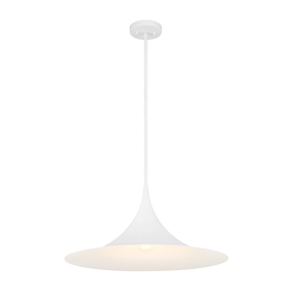 Savoy House 7-7639-1-83 Bowdin 1-Light Pendant in Bisque White
