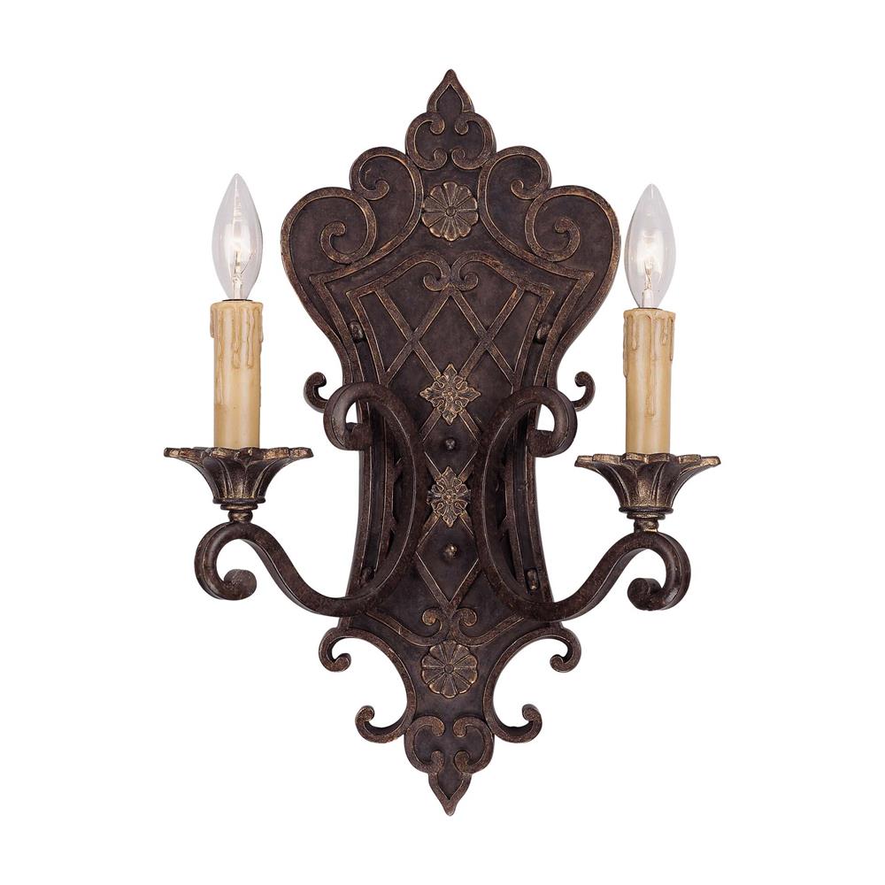 Savoy House 9-0159-2-76 Southerby 2 Light Sconce in Florencian Bronze