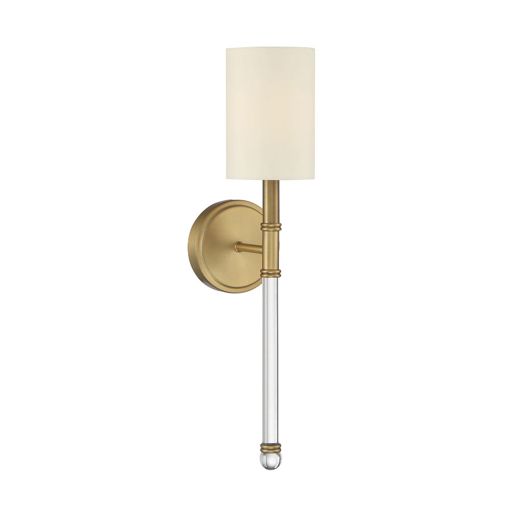 Savoy House 9-101-1-322 Fremont 1-Light Wall Sconce in Warm Brass