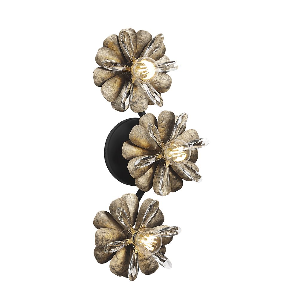 Savoy House 9-1964-3-18 Giselle 3-Light Wall Sconce in Delphine