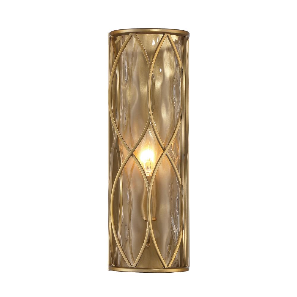 Savoy House 9-2006-1-171 Snowden 1-Light Wall Sconce in Burnished Brass
