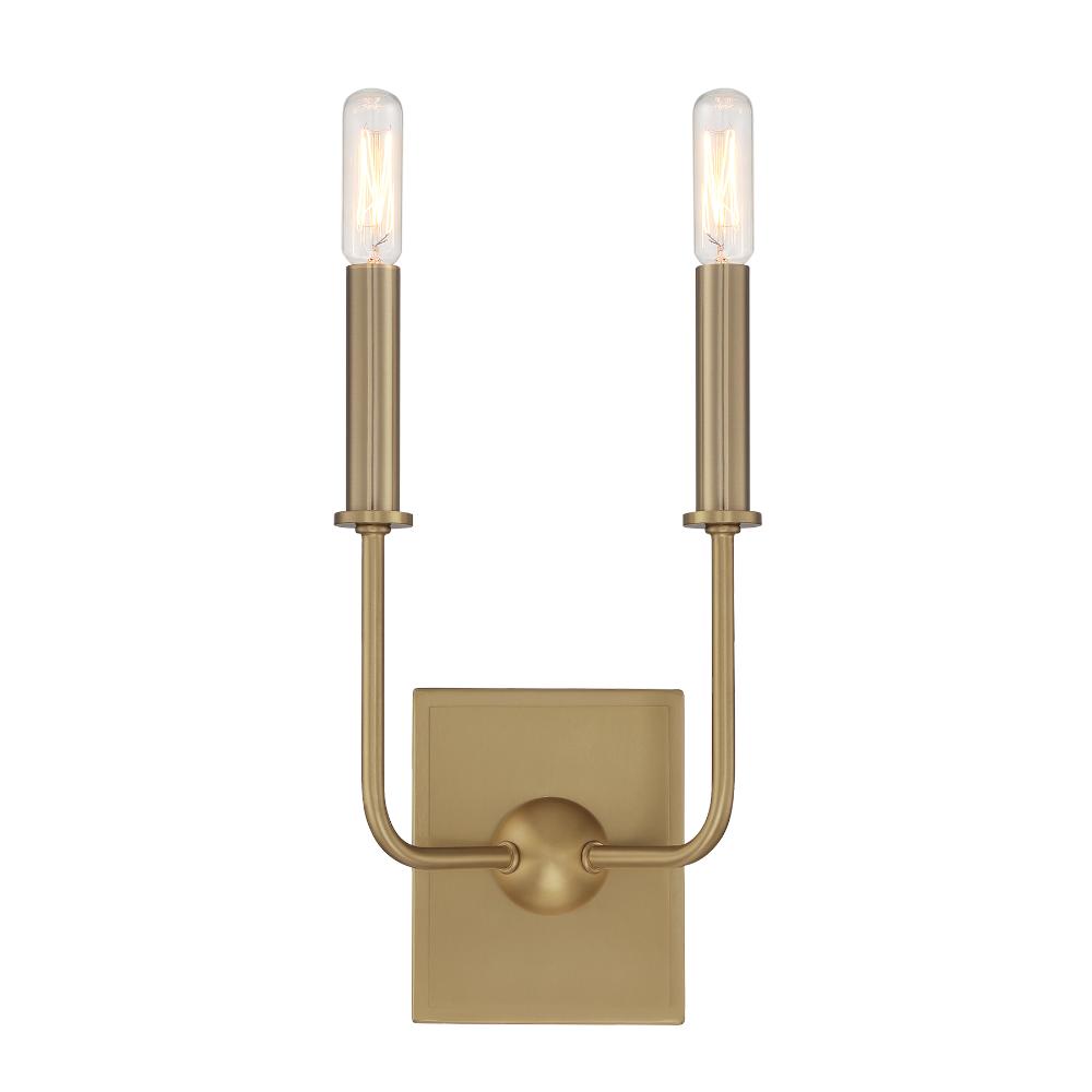 Savoy House 9-4044-2-322 Avondale 2-Light Wall Sconce in Warm Brass