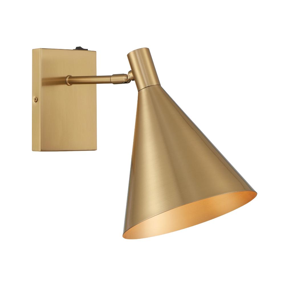 Savoy House 9-8002CP-1-127 Pharos 1-Light Adjustable Wall Sconce in Noble Brass by Breegan Jane