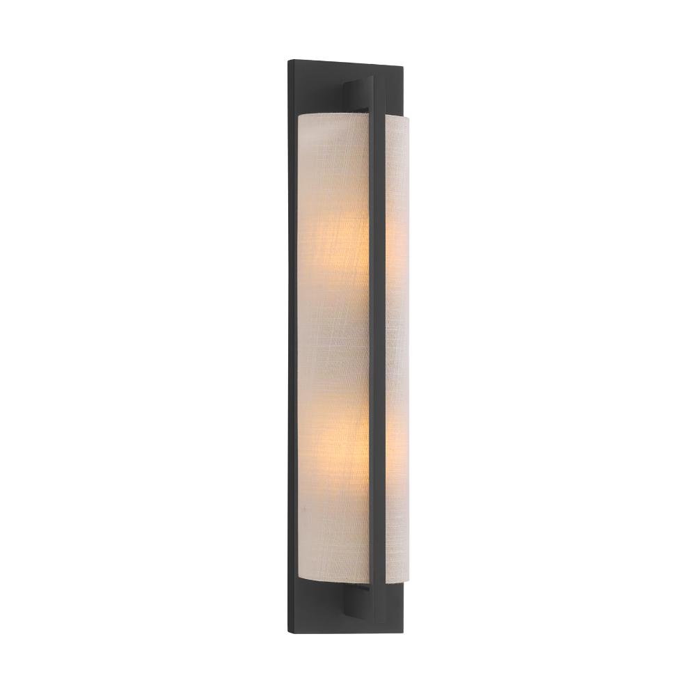 Savoy House 9-8257-2-89 Carver 2-Light Wall Sconce in Matte Black