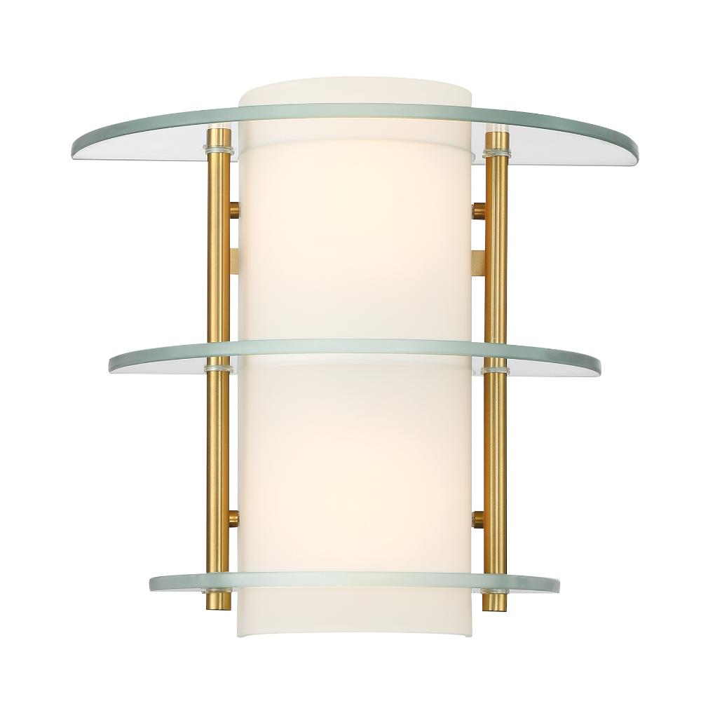 Savoy House 9-8606-2-322 Newell 2-Light Wall Sconce in Warm Brass