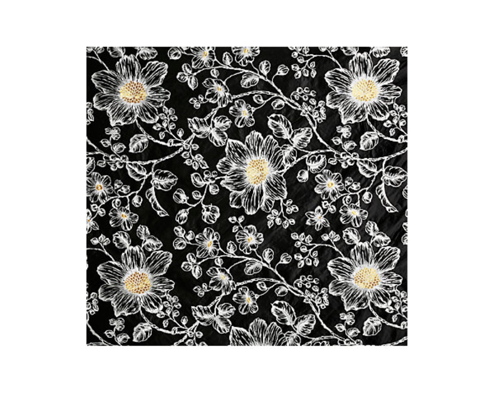 Scalamandre A9 00010770 Duchess Silk Fabric in Black