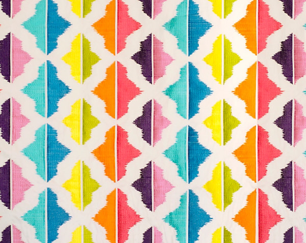 Scalamandre A9 00011925 Caribbean Islands Fabric in Colorfulness