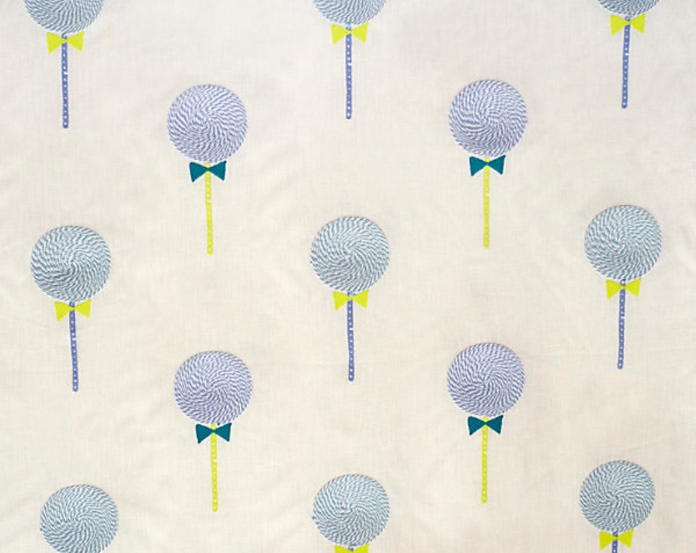 Scalamandre A9 00021908 Lollipops Fabric in Cool Party