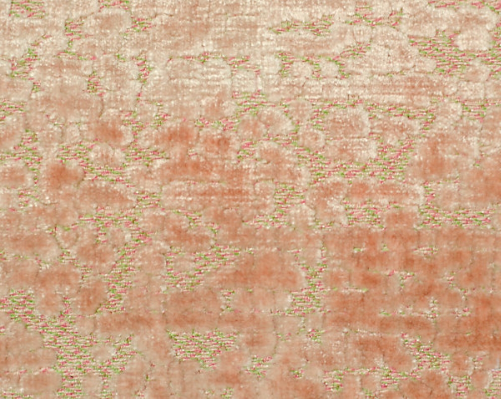 Scalamandre A9 00021920 Paradise Velvet Fabric in Paradise Coral