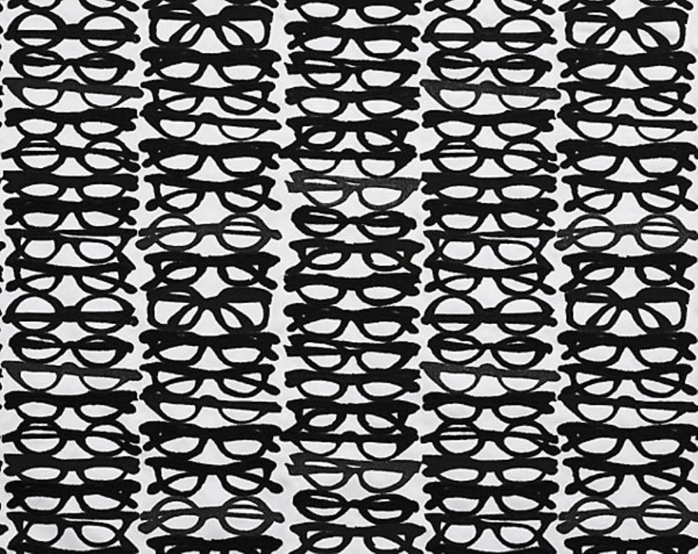 Scalamandre A9 00031839 Pop Art Fabric in Black & White