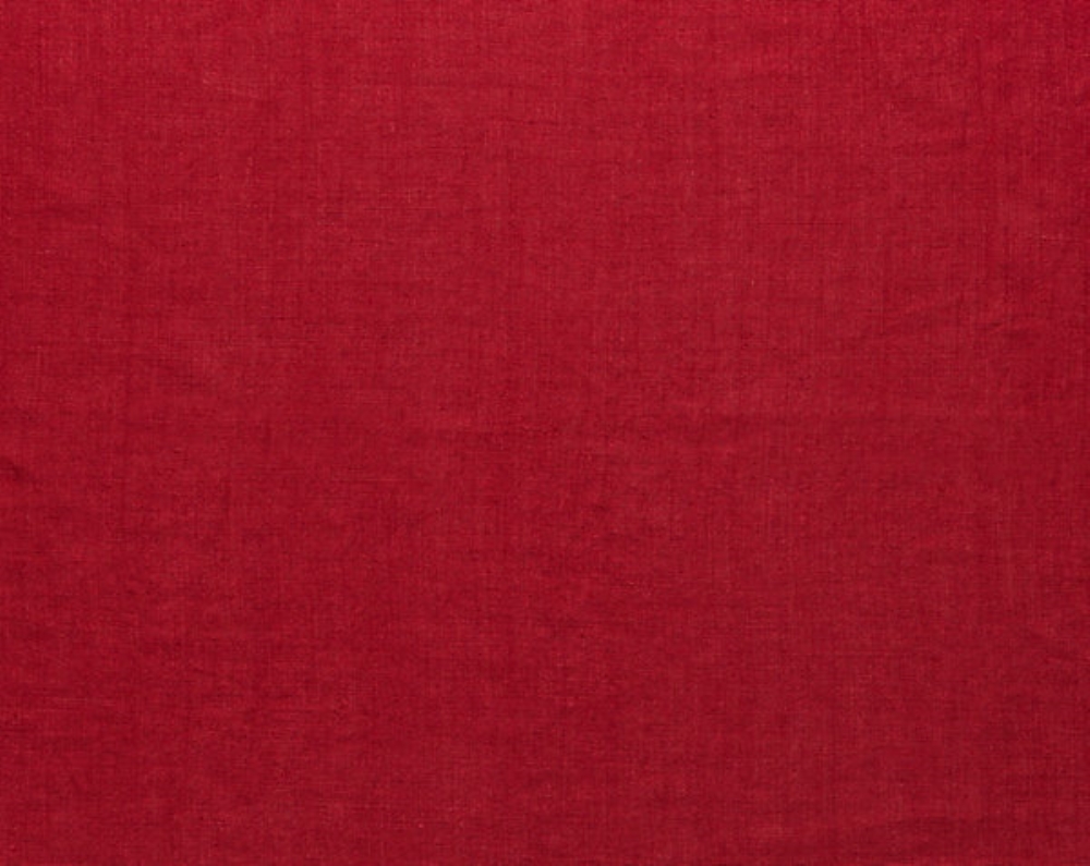 Scalamandre A9 00163200 Specialist Fr Fabric in Samba Red Linen