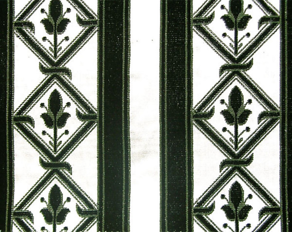 Scalamandre C2 00011992 Riga Bambert Fabric in Forest