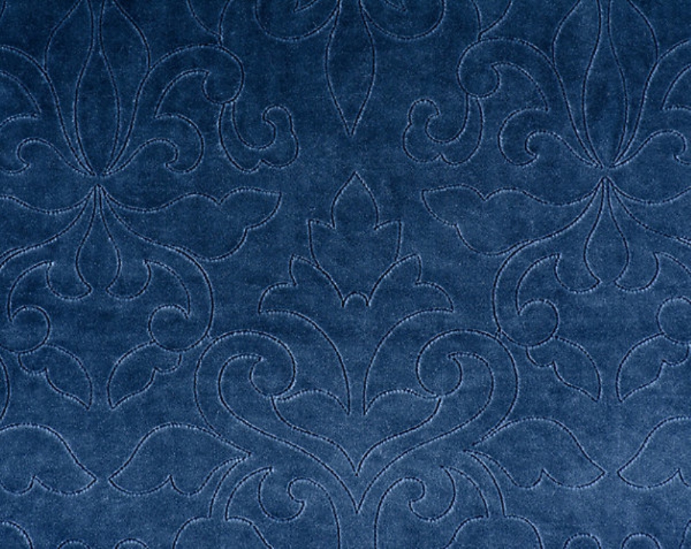 Scalamandre CH 02310662 Classic Velvet Fabric in Navy
