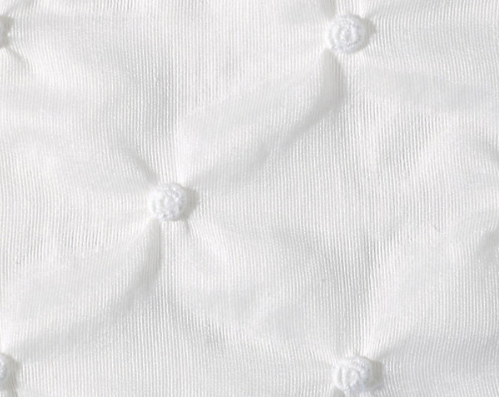 Scalamandre CH 03002583 Pois Fabric in White