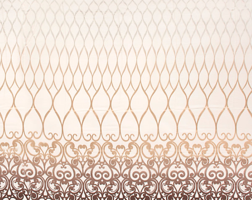 Scalamandre CH 03070653 Teatro Fabric in Champagne Chocolate