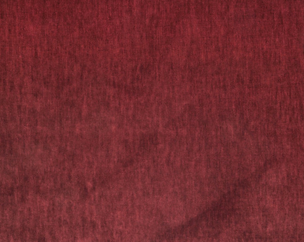 Scalamandre CH 06521454 Ventura Velour Fabric in Garnet