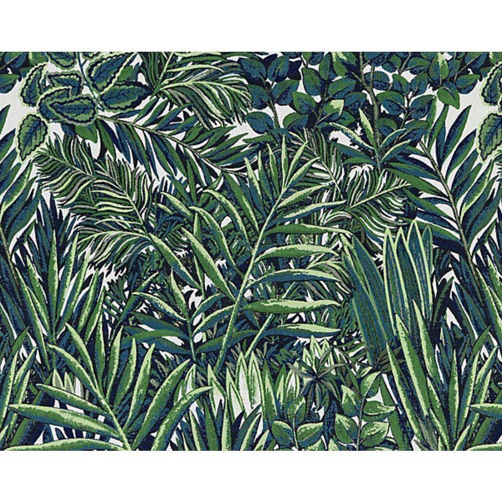 Scalamandre EA 00015553 Elements VI Playa Jardin Tapestry Fabric in Verdure