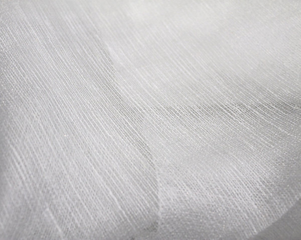 Scalamandre F3 00019061 Carrara Sheer Fabric in White