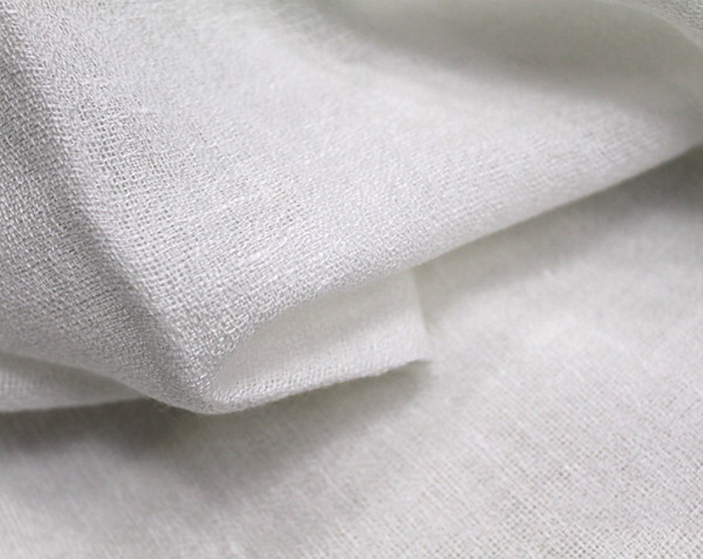Scalamandre F3 00019065 New Zealand Linen Fabric in Cream
