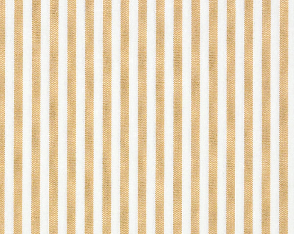 Scalamandre F3 00033017 Poker Ticking Stripe Fabric in Goldenrod