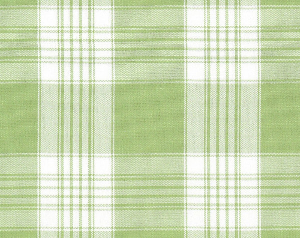 Scalamandre F3 00043020 Poker Plaid Fabric in Lime