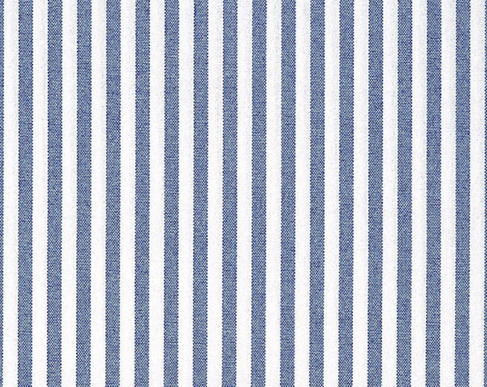 Scalamandre F3 00123017 Poker Ticking Stripe Fabric in Blue