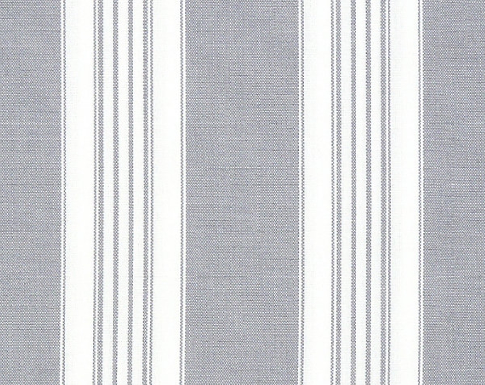 Scalamandre F3 00153021 Poker Wide Stripe Fabric in Heather Grey