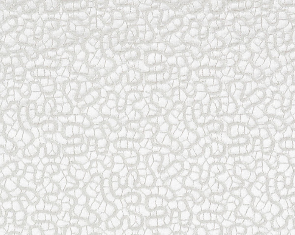 Scalamandre F3 36058006 Galleria Colonna Lace Fabric in Snow