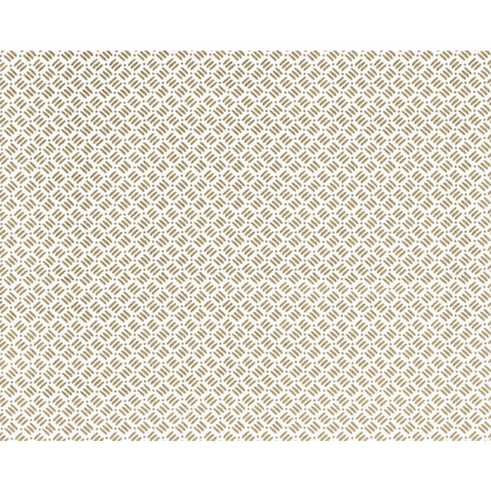 Scalamandre GW 000116618 Flora Dash & Dot Print Fabric in Cocoon