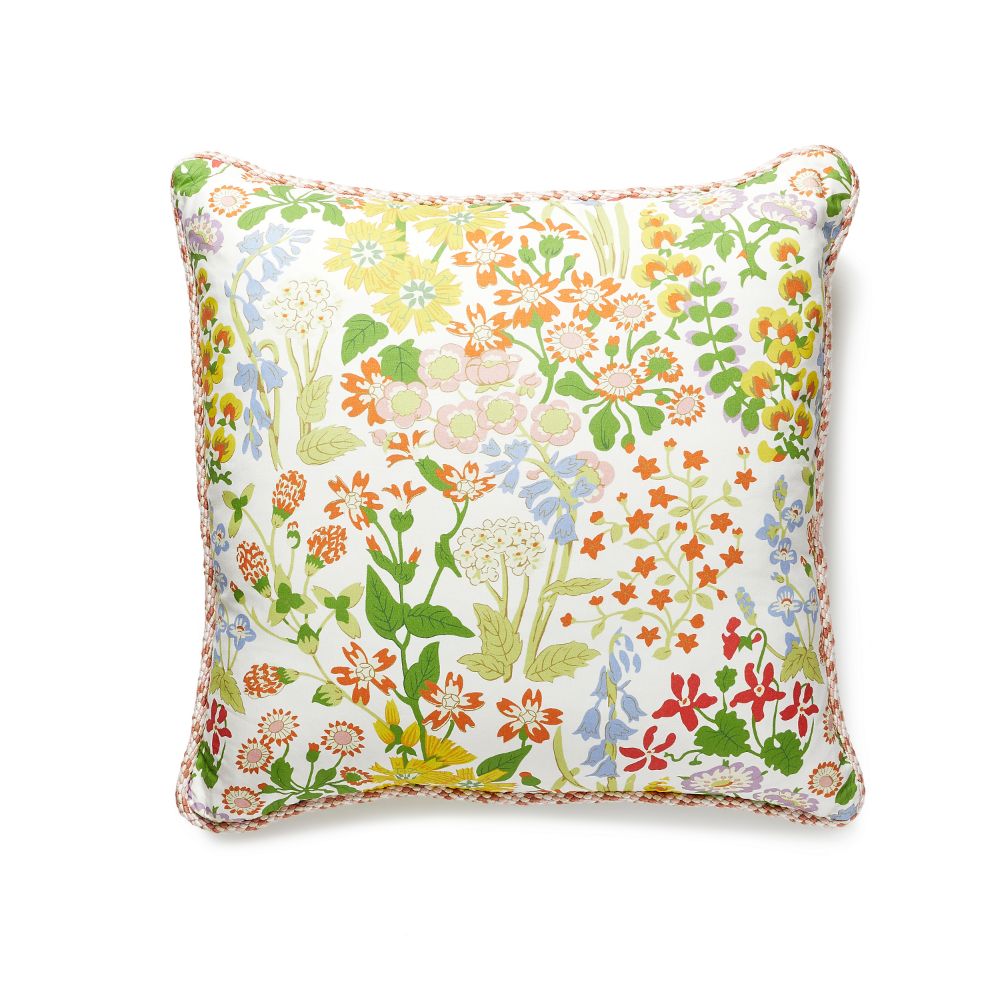Scalamandre GW 0001NYMPHPILB Nymph Floral Pillow Pillow in Springtime