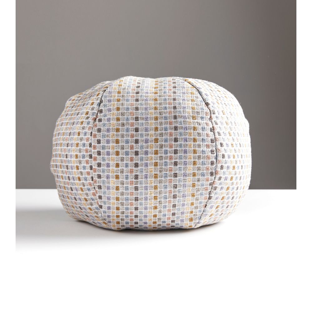 Scalamandre GW 0001SODETPILL Odette Weave Sphere Pillow Pillow in Limestone