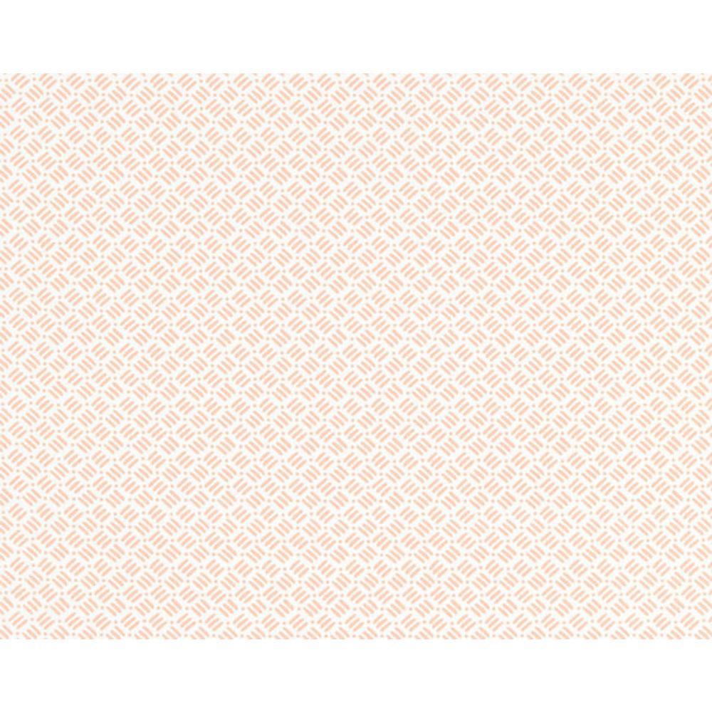 Scalamandre GW 000216618 Flora Dash & Dot Print Fabric in Pink Lemonade